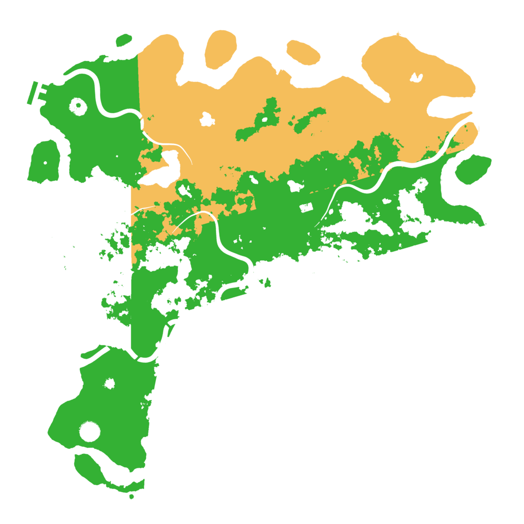 Biome Rust Map: Procedural Map, Size: 4500, Seed: 3251988