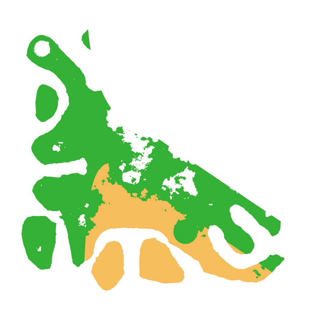 Biome Rust Map: Barren, Size: 3500, Seed: 5958732