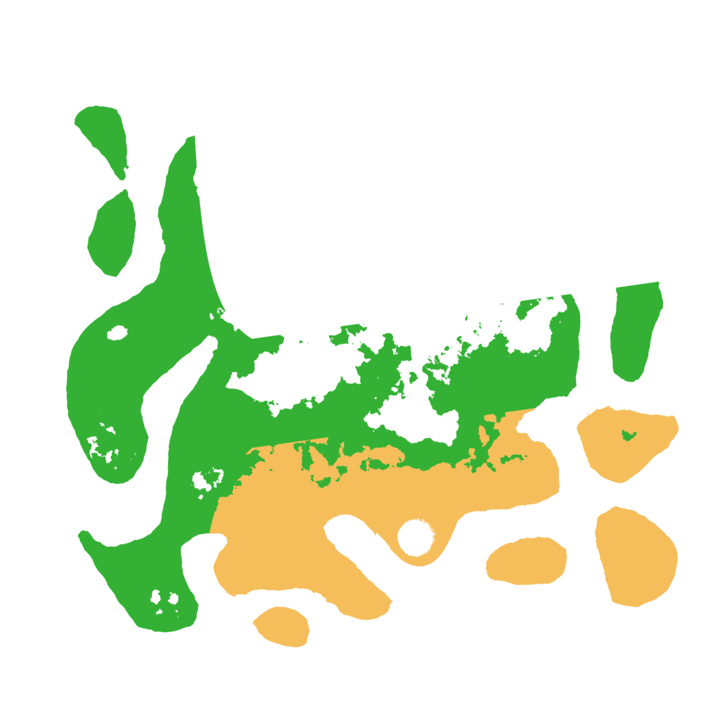 Biome Rust Map: Barren, Size: 3500, Seed: 4053982