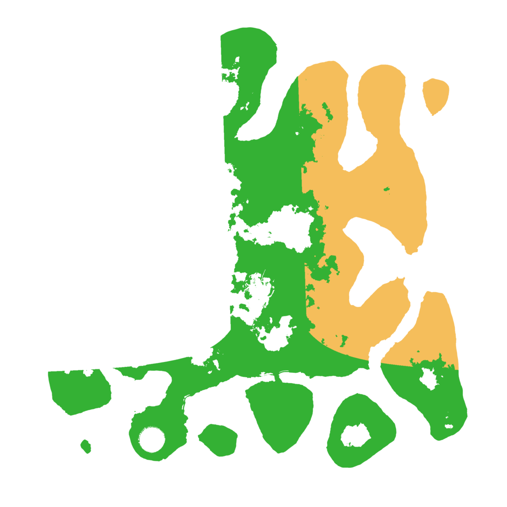 Biome Rust Map: Barren, Size: 3500, Seed: 2476541