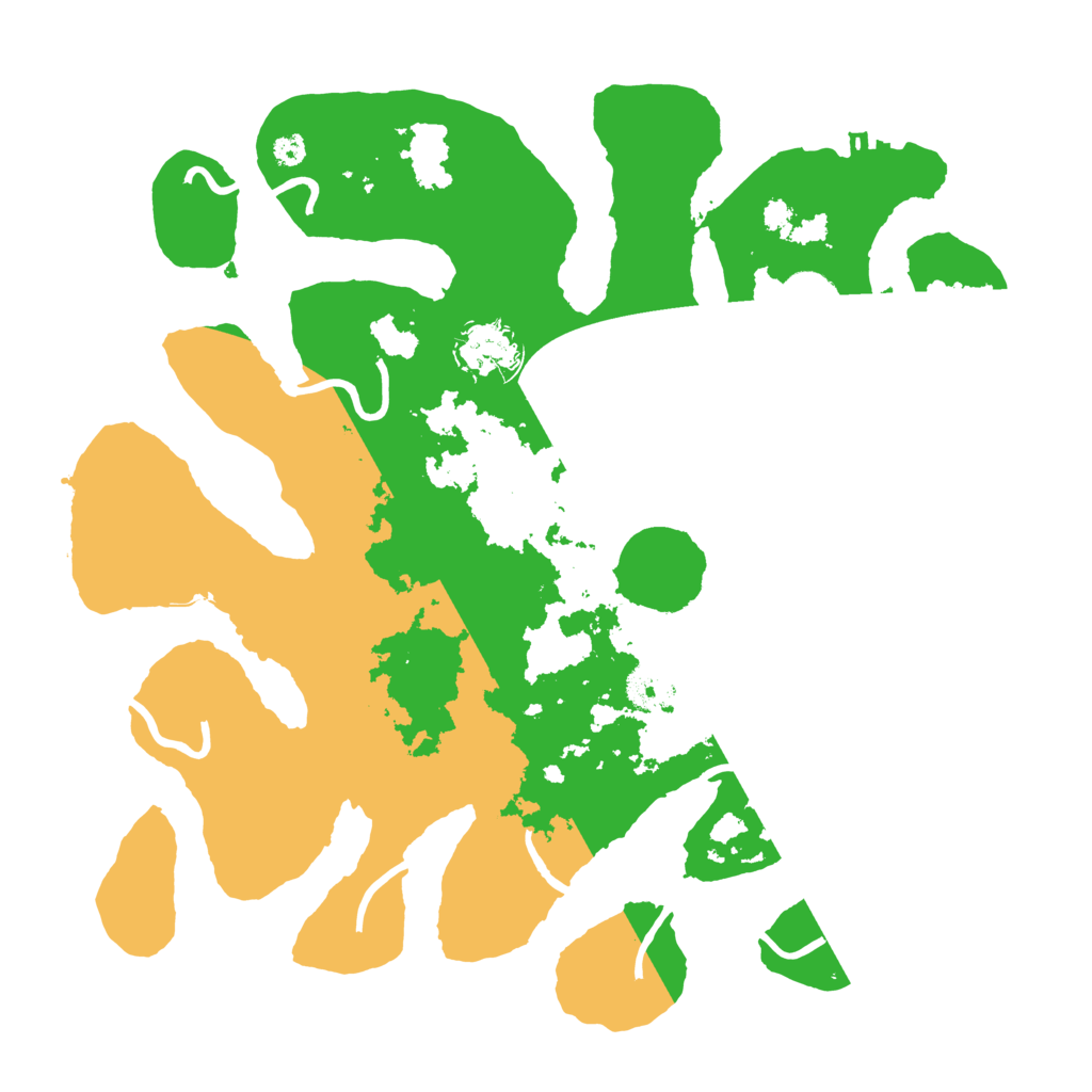 Biome Rust Map: Procedural Map, Size: 3500, Seed: 108005002