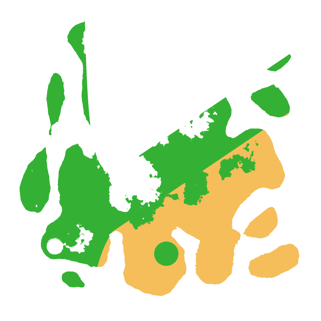 Biome Rust Map: Barren, Size: 3500, Seed: 1709538