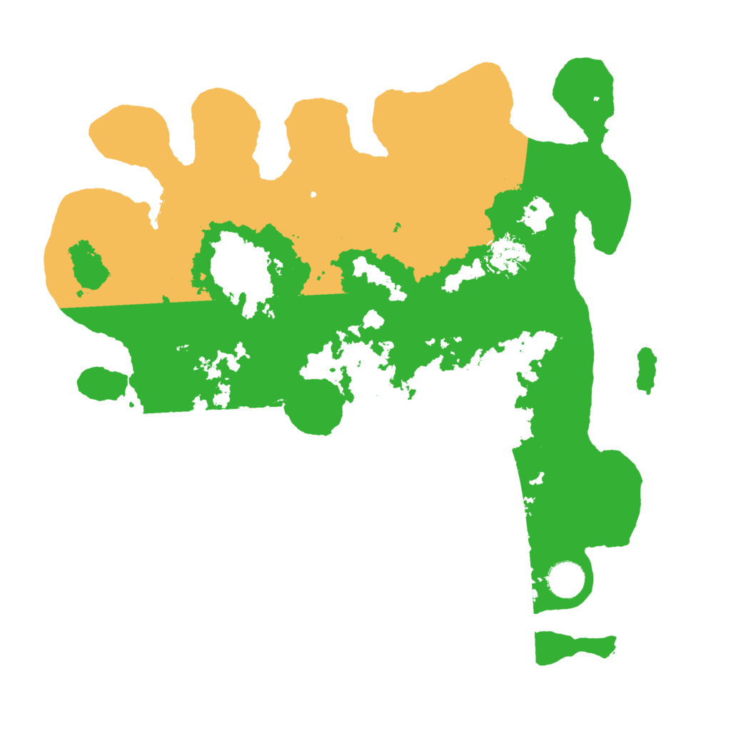 Biome Rust Map: Barren, Size: 3500, Seed: 4168507