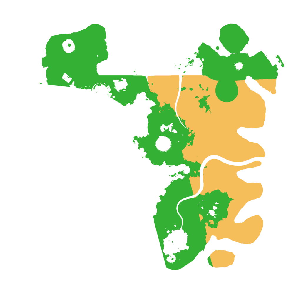 Biome Rust Map: Procedural Map, Size: 3500, Seed: 904136