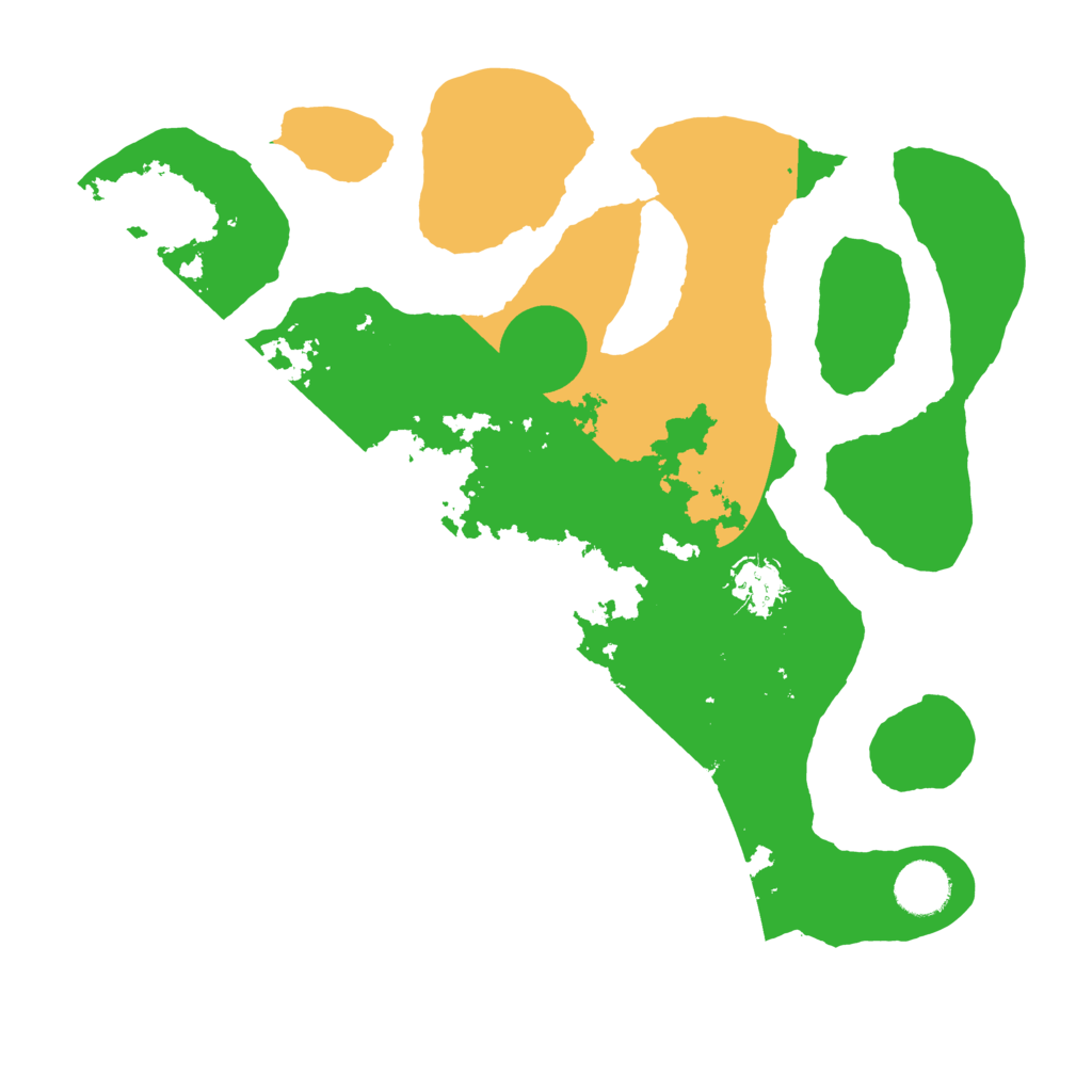 Biome Rust Map: Barren, Size: 3500, Seed: 4778864