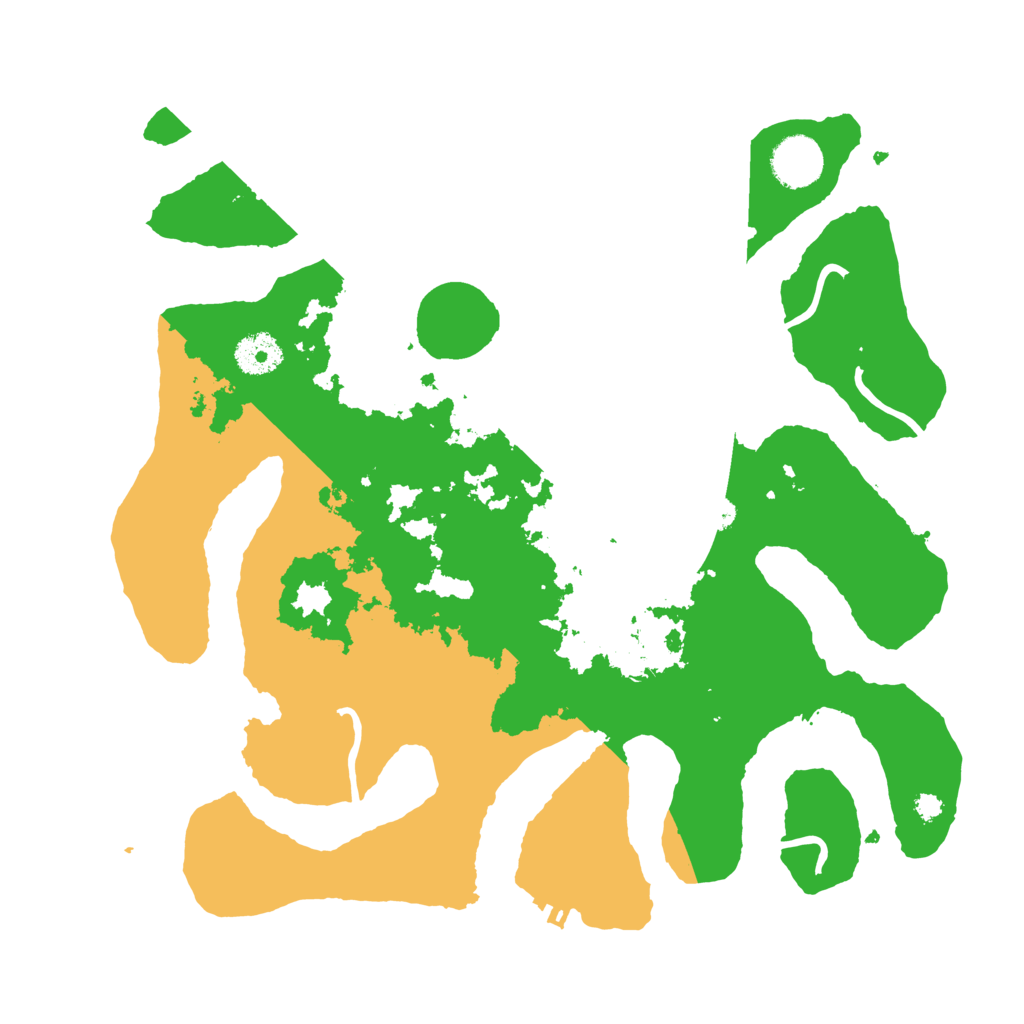 Biome Rust Map: Procedural Map, Size: 3500, Seed: 3667229