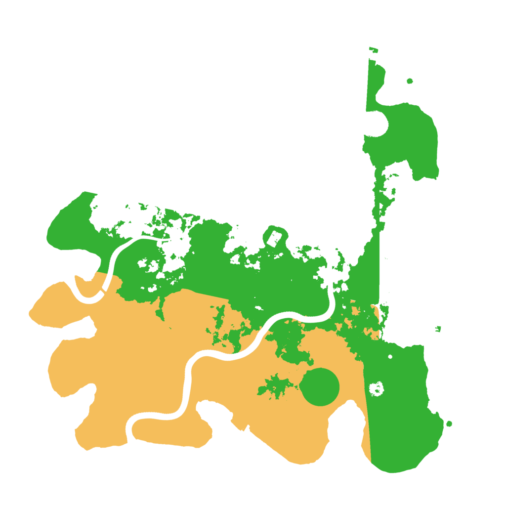 Biome Rust Map: Procedural Map, Size: 3500, Seed: 6014065