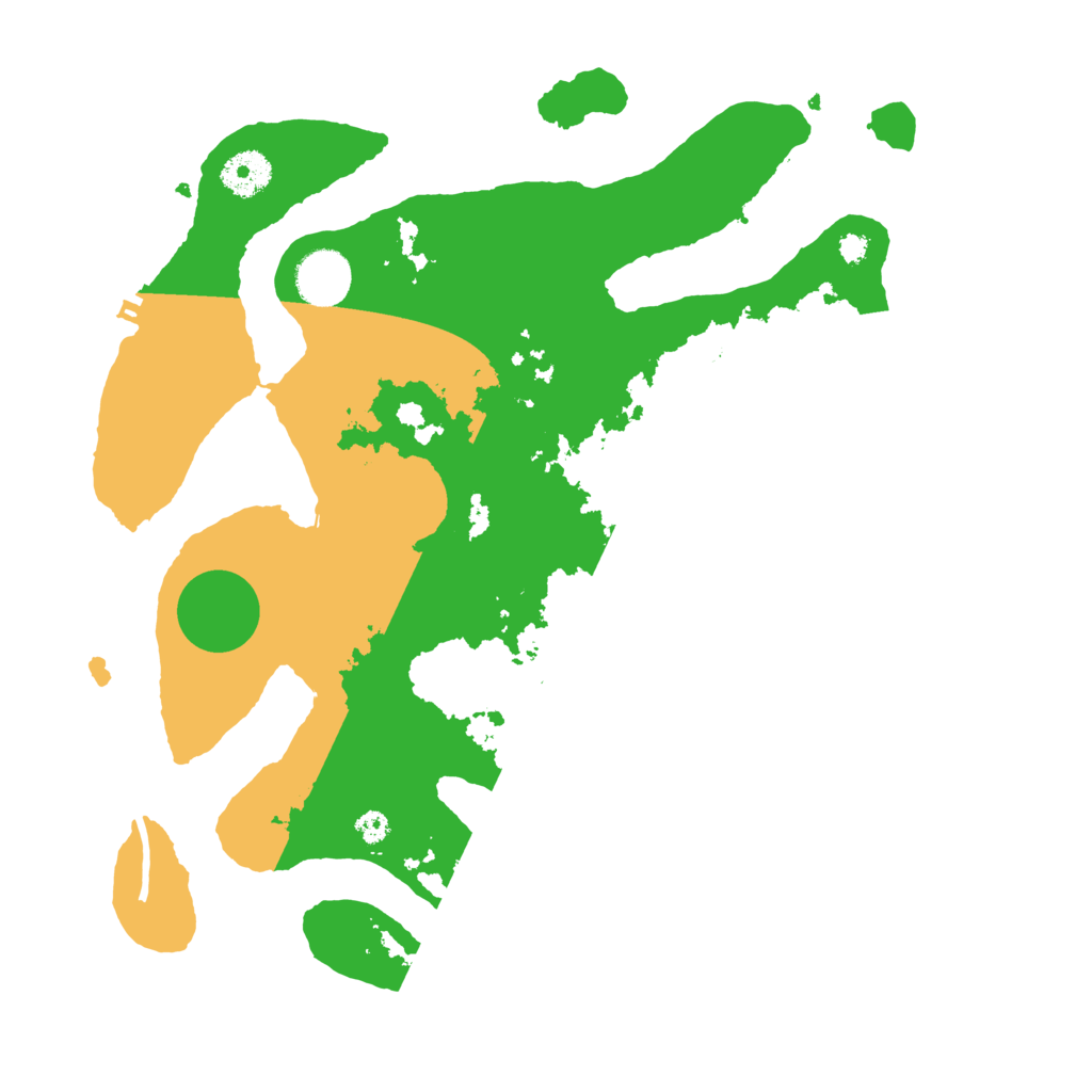 Biome Rust Map: Procedural Map, Size: 3500, Seed: 240139