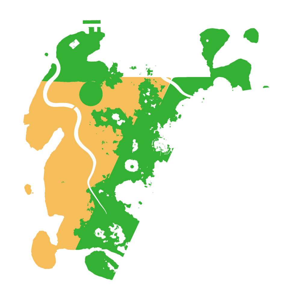 Biome Rust Map: Procedural Map, Size: 3500, Seed: 240139