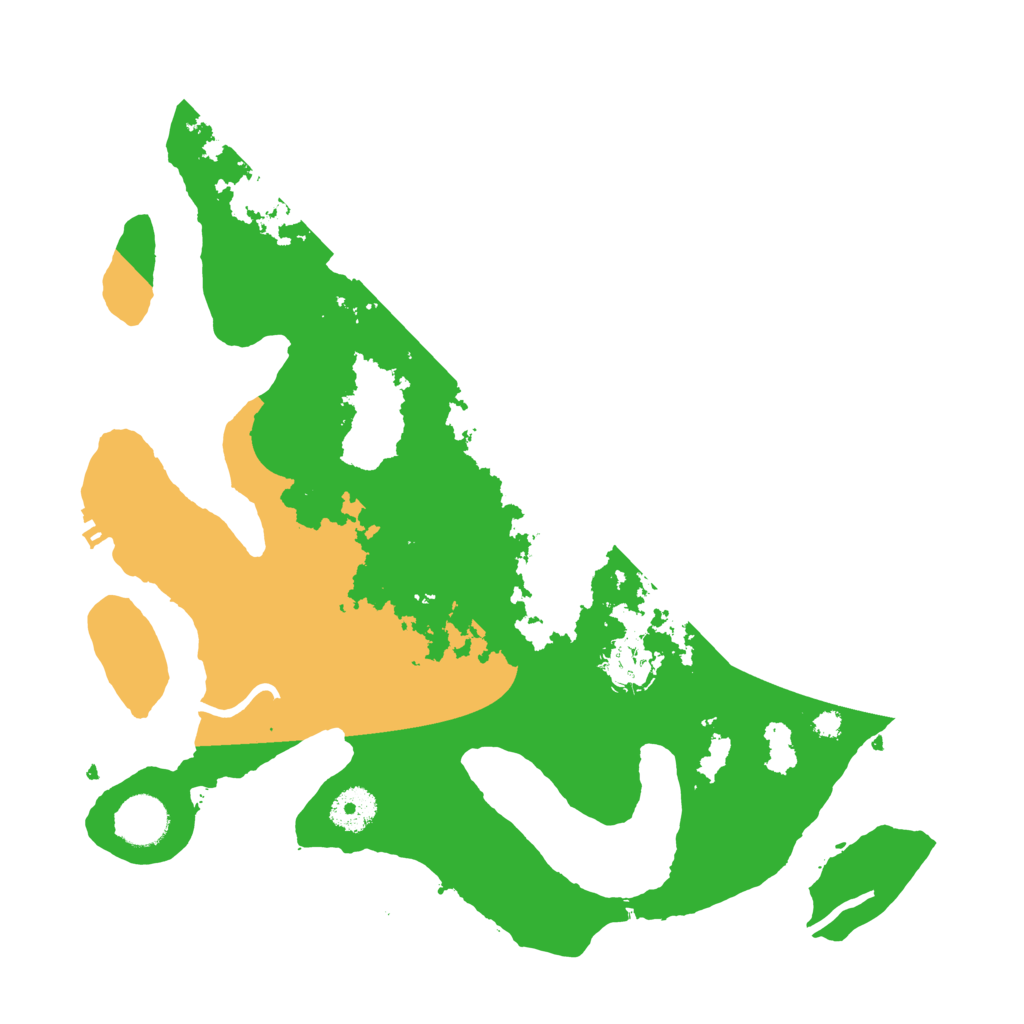 Biome Rust Map: Procedural Map, Size: 3500, Seed: 3804222