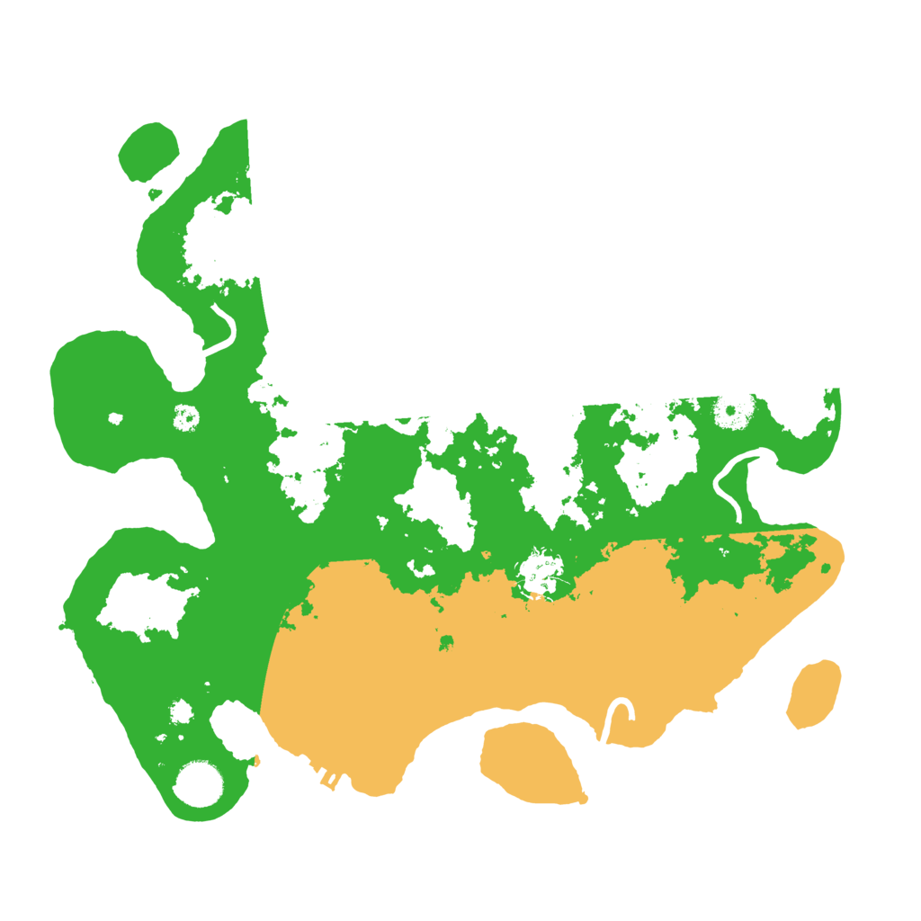 Biome Rust Map: Procedural Map, Size: 3500, Seed: 2282197