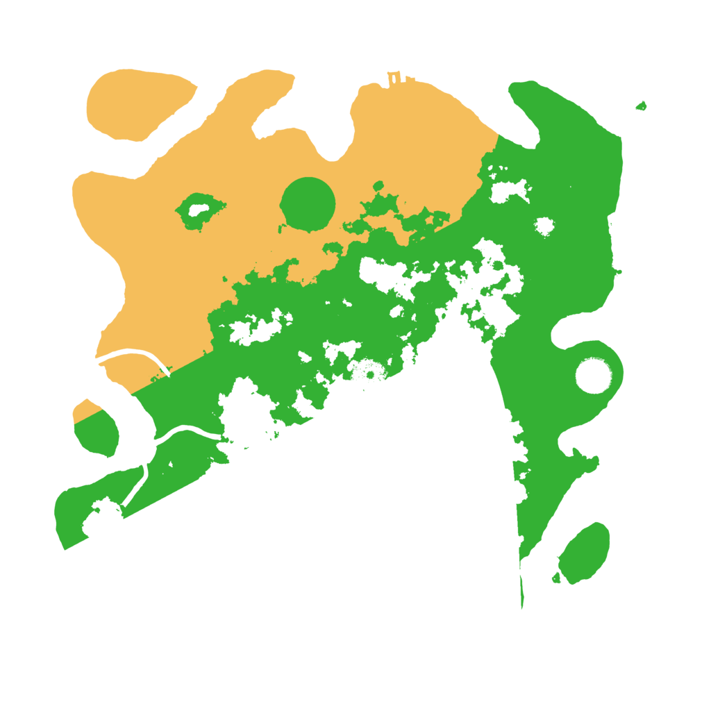 Biome Rust Map: Procedural Map, Size: 3500, Seed: 5266981