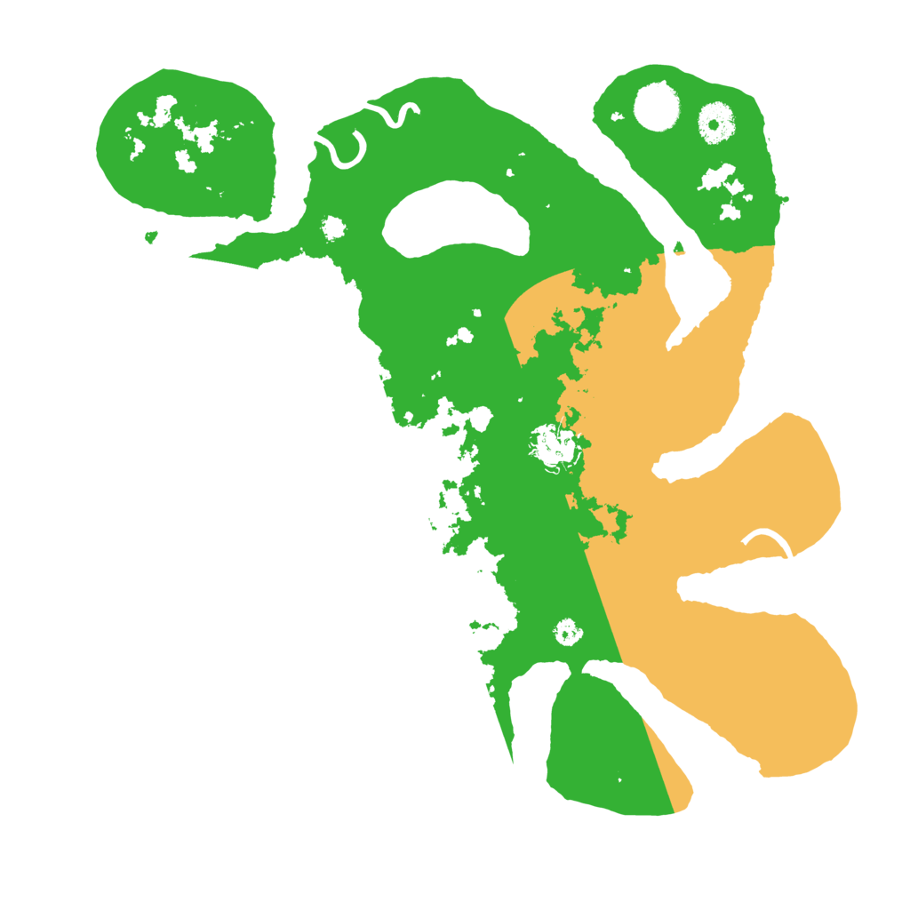 Biome Rust Map: Procedural Map, Size: 3500, Seed: 2587853