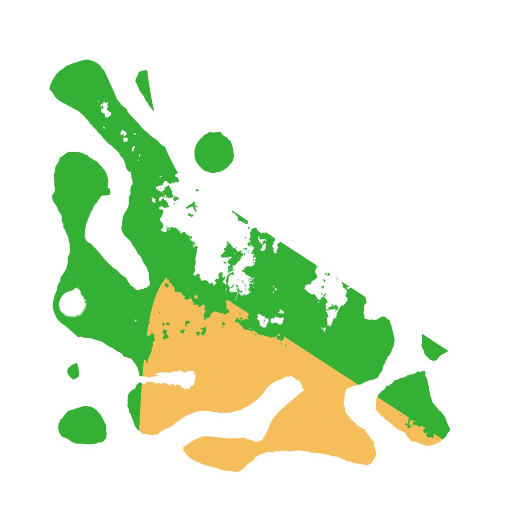 Biome Rust Map: Barren, Size: 3500, Seed: 3972107