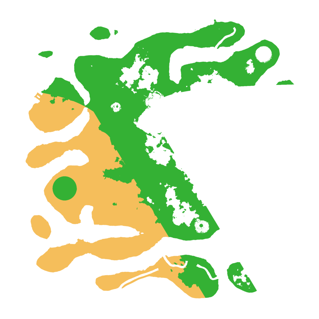 Biome Rust Map: Procedural Map, Size: 3500, Seed: 5180372