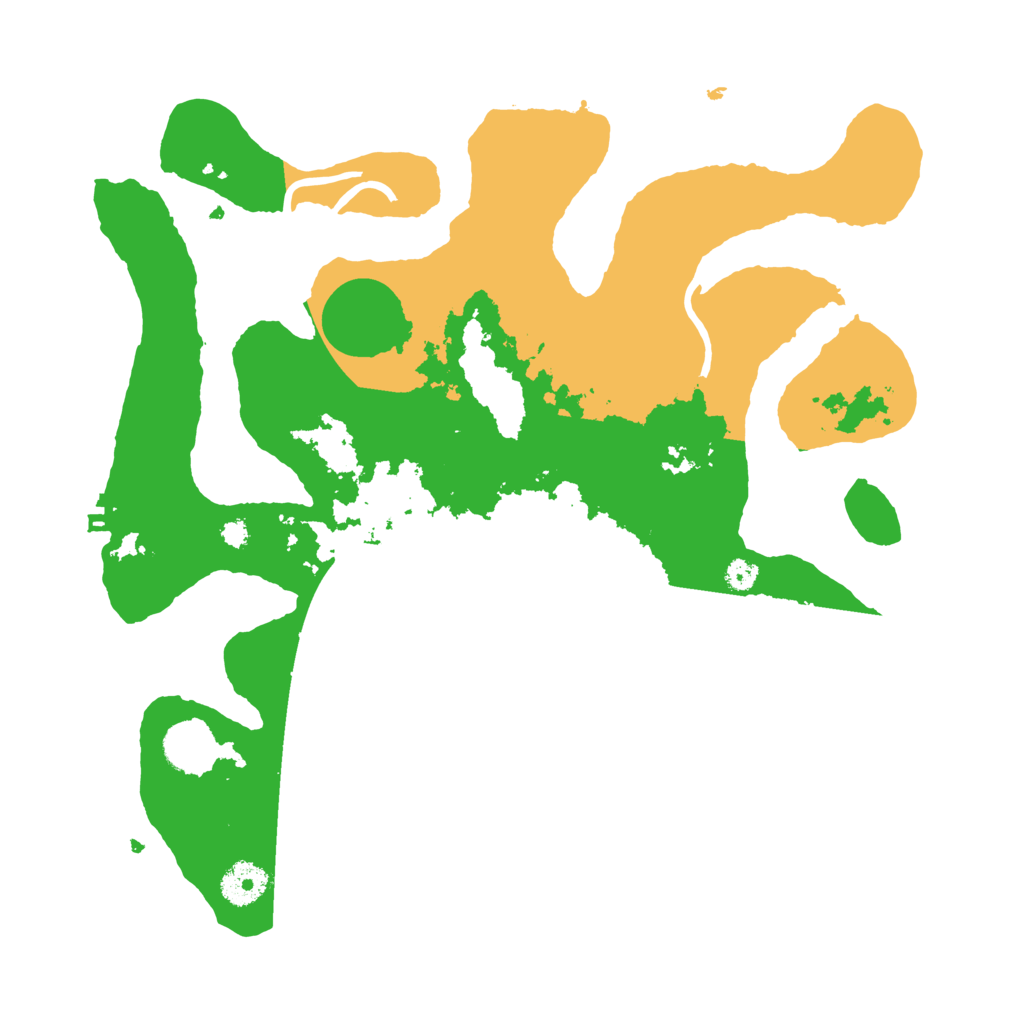 Biome Rust Map: Procedural Map, Size: 3500, Seed: 2925323