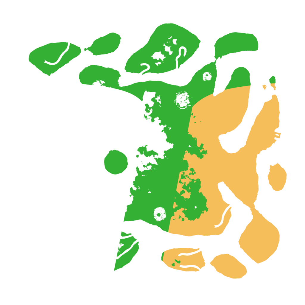 Biome Rust Map: Procedural Map, Size: 3500, Seed: 824341