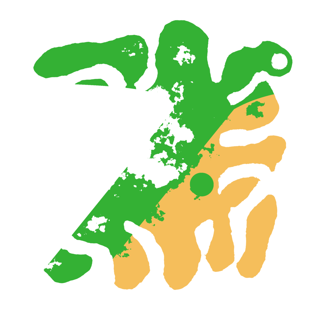 Biome Rust Map: Barren, Size: 3500, Seed: 2466786