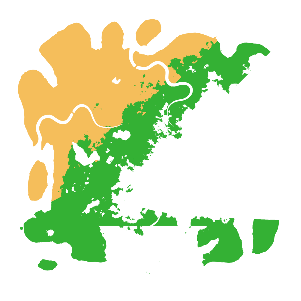 Biome Rust Map: Procedural Map, Size: 4000, Seed: 10521
