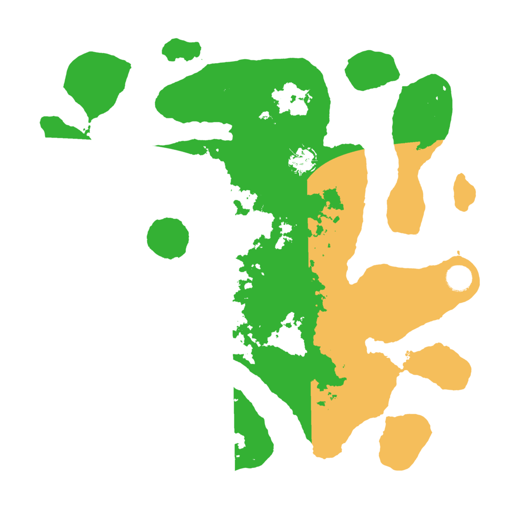 Biome Rust Map: Barren, Size: 3500, Seed: 1339349