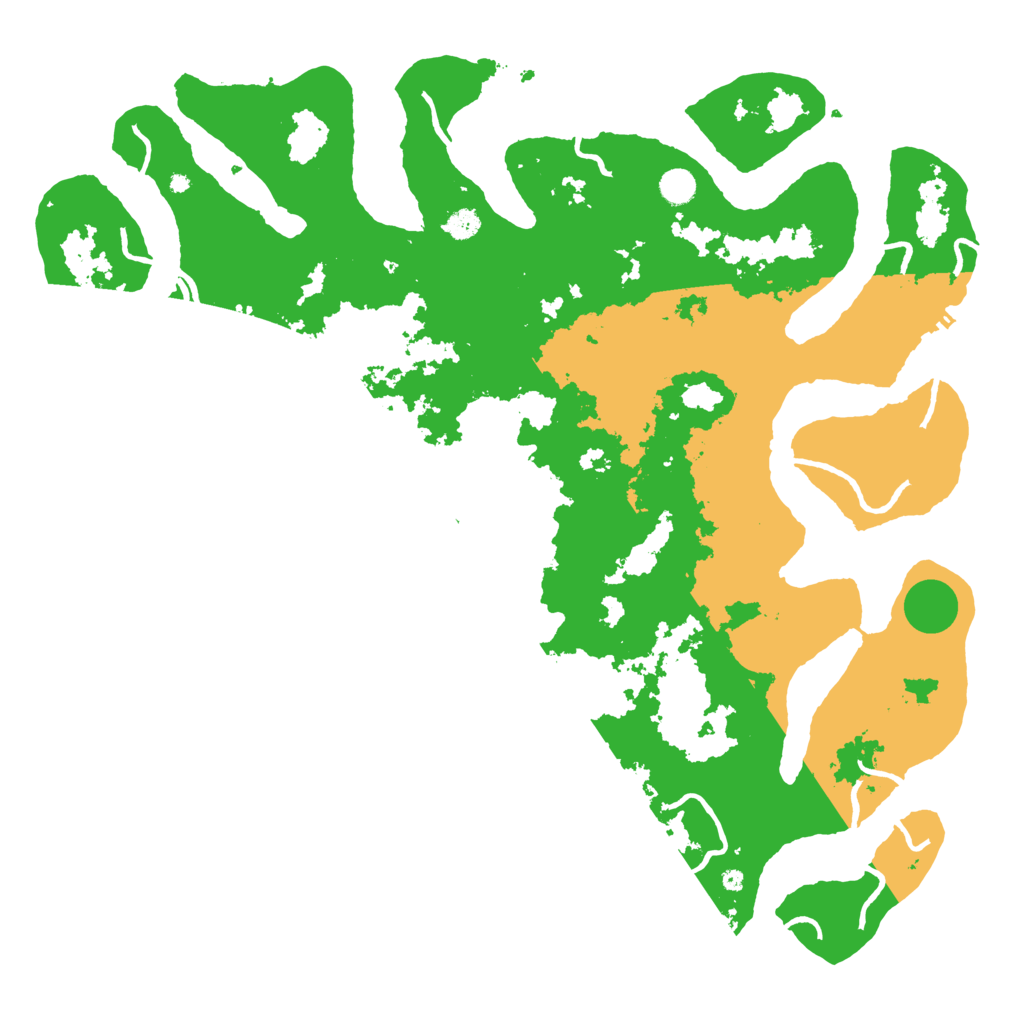 Biome Rust Map: Procedural Map, Size: 5000, Seed: 18805434