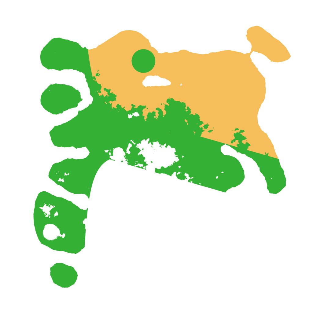 Biome Rust Map: Barren, Size: 3500, Seed: 4643918