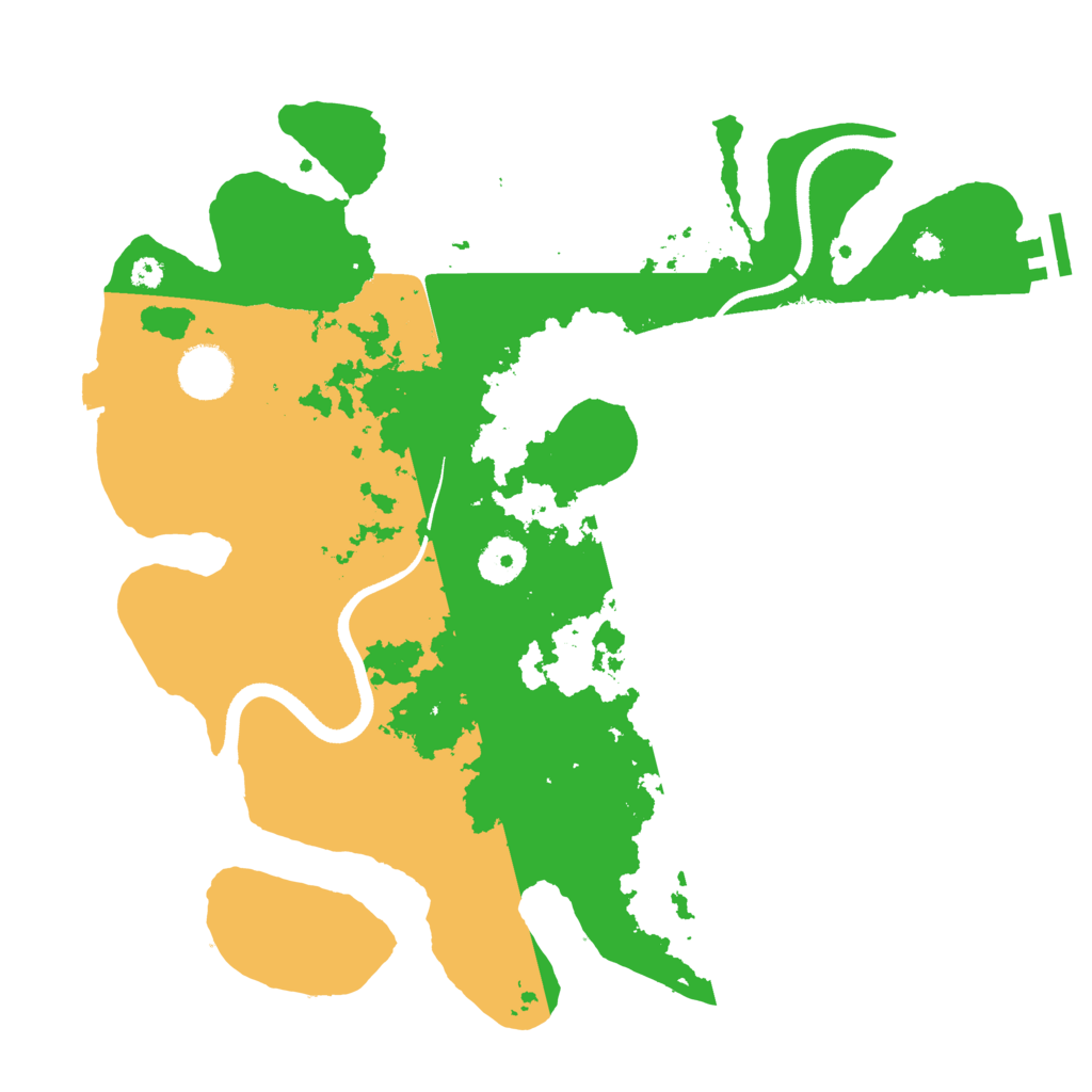 Biome Rust Map: Procedural Map, Size: 3500, Seed: 212434