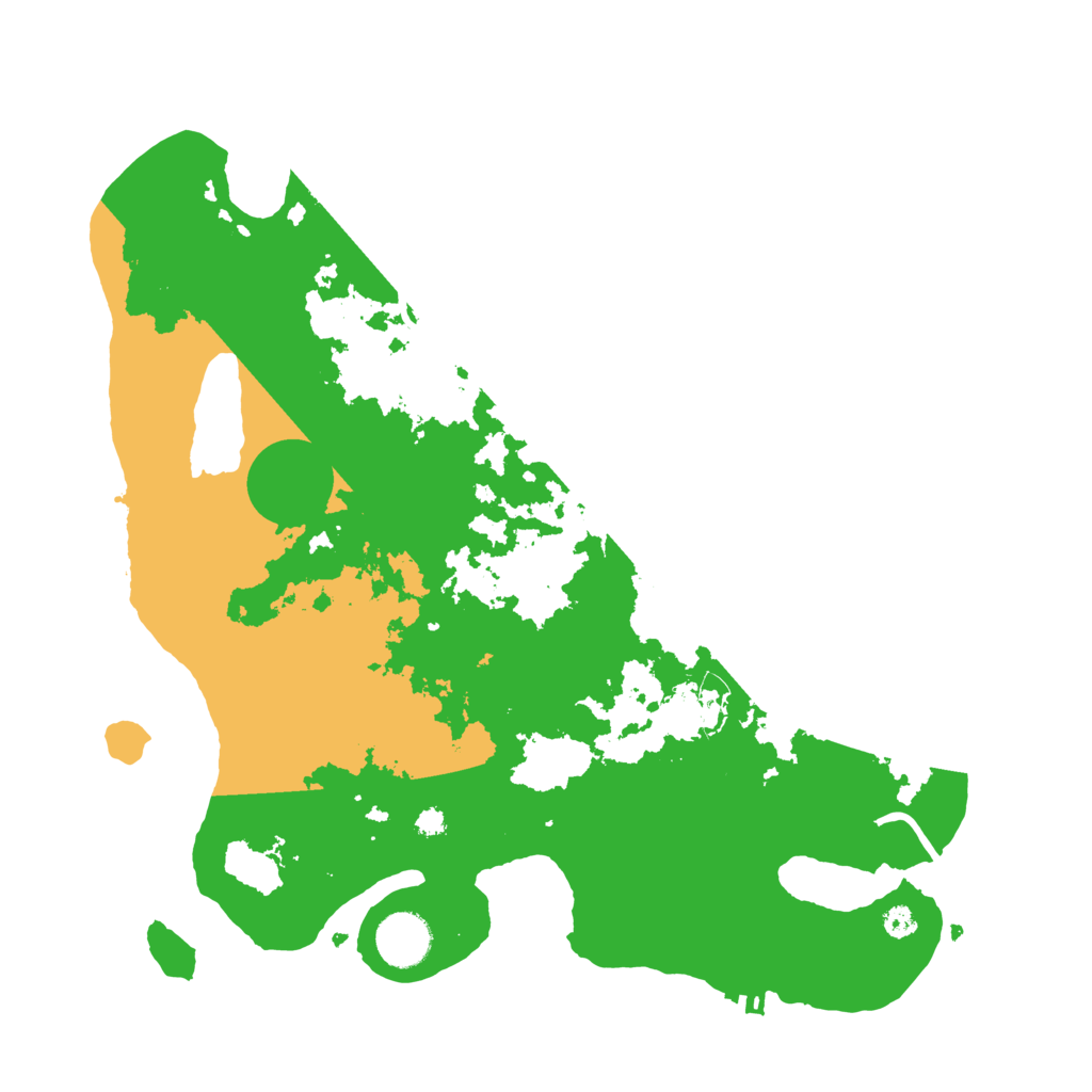 Biome Rust Map: Procedural Map, Size: 3500, Seed: 2133567