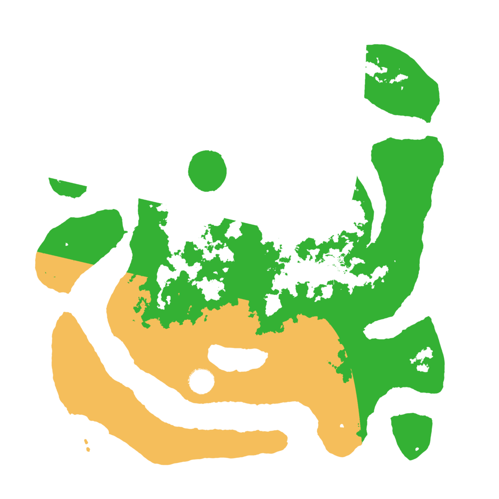 Biome Rust Map: Barren, Size: 3500, Seed: 3219817