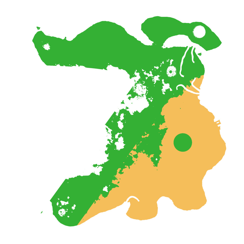 Biome Rust Map: Procedural Map, Size: 3500, Seed: 5000755