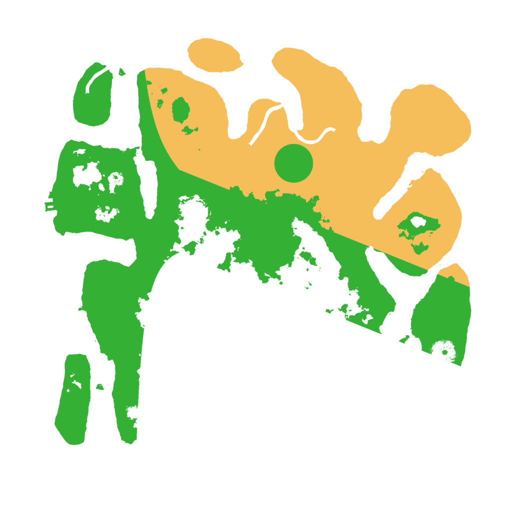 Biome Rust Map: Procedural Map, Size: 3500, Seed: 6158735