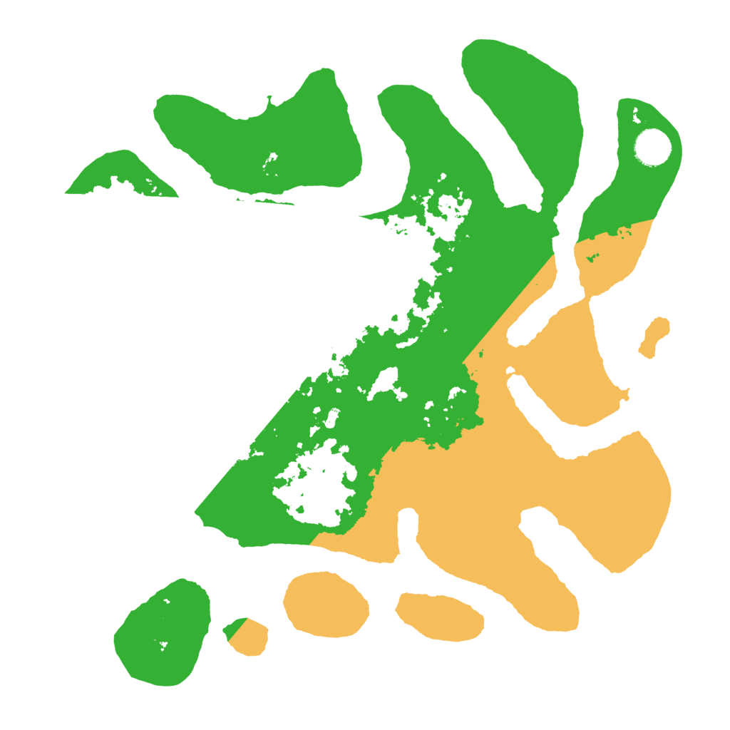 Biome Rust Map: Barren, Size: 3500, Seed: 2999616