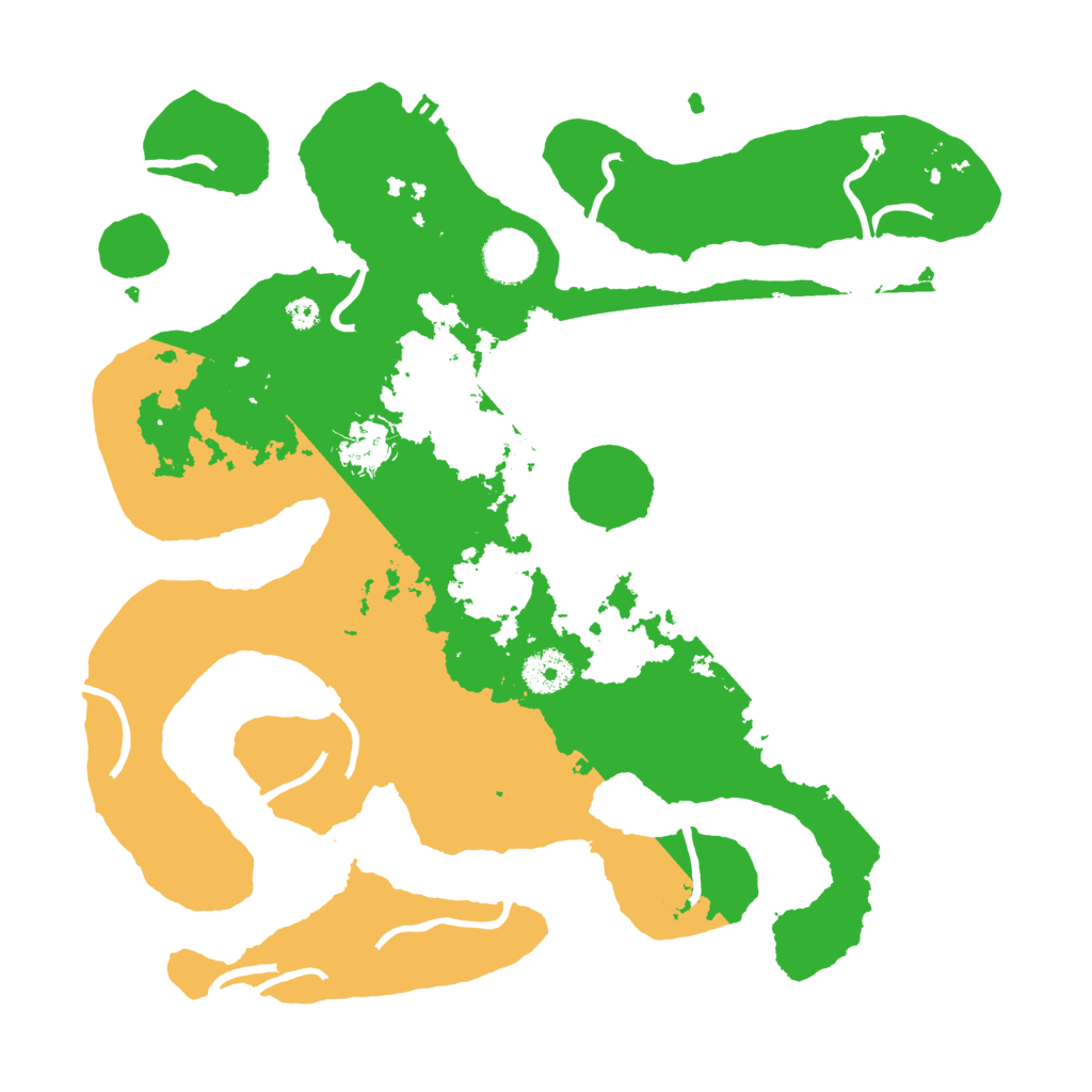 Biome Rust Map: Procedural Map, Size: 3500, Seed: 2450474