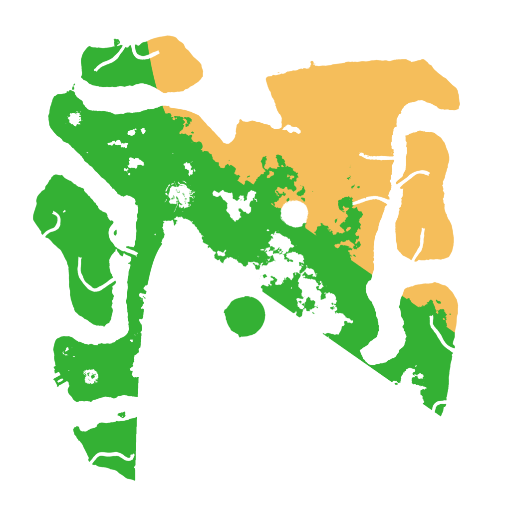 Biome Rust Map: Procedural Map, Size: 3500, Seed: 4619837