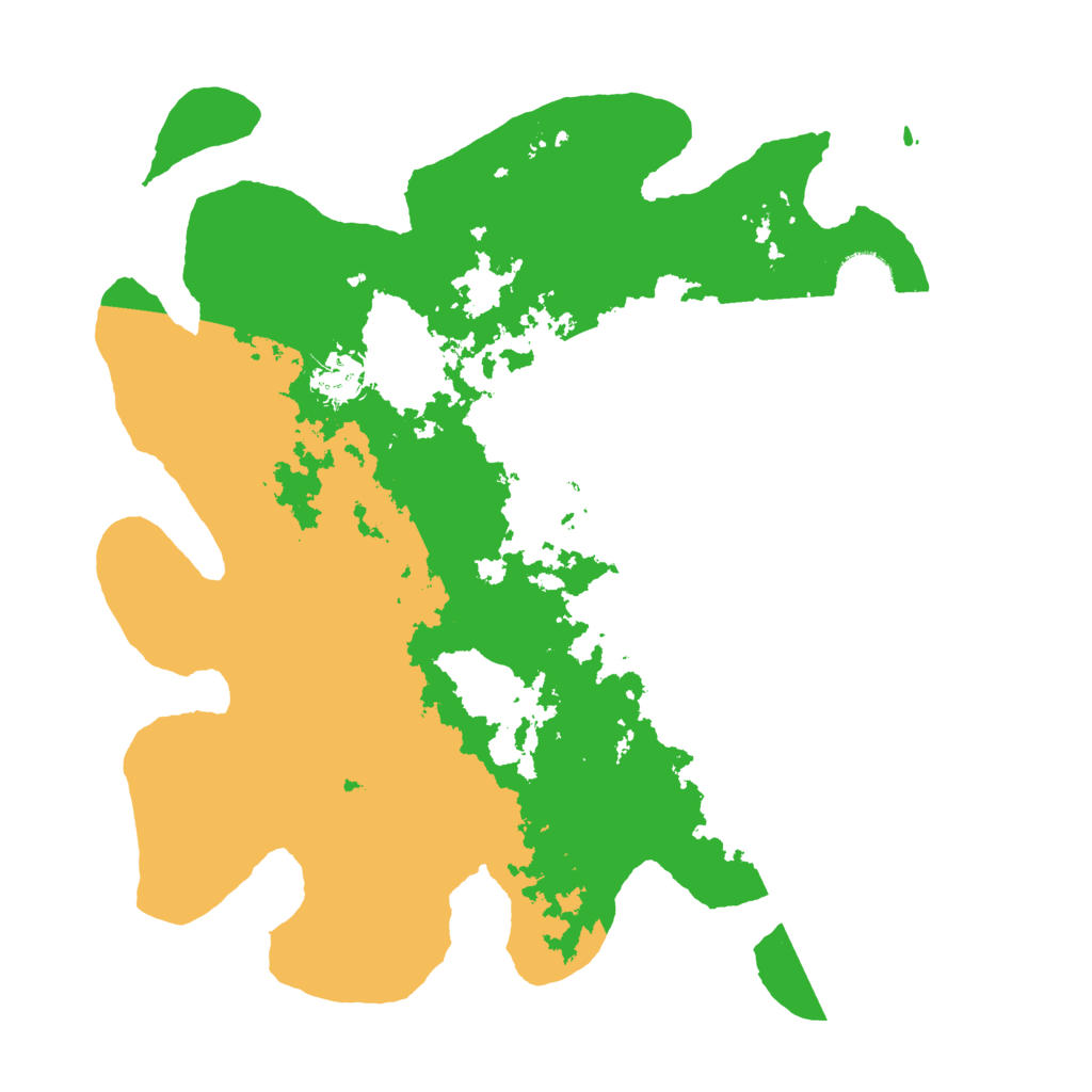 Biome Rust Map: Barren, Size: 3500, Seed: 5244405