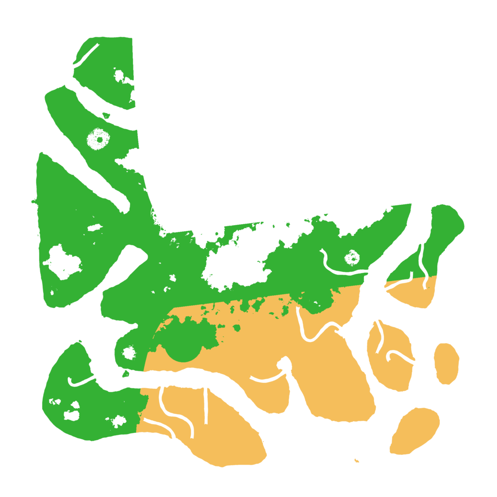 Biome Rust Map: Procedural Map, Size: 3500, Seed: 1462713