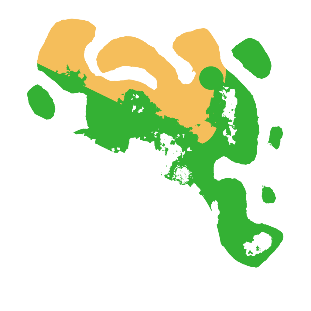 Biome Rust Map: Barren, Size: 3500, Seed: 2033501