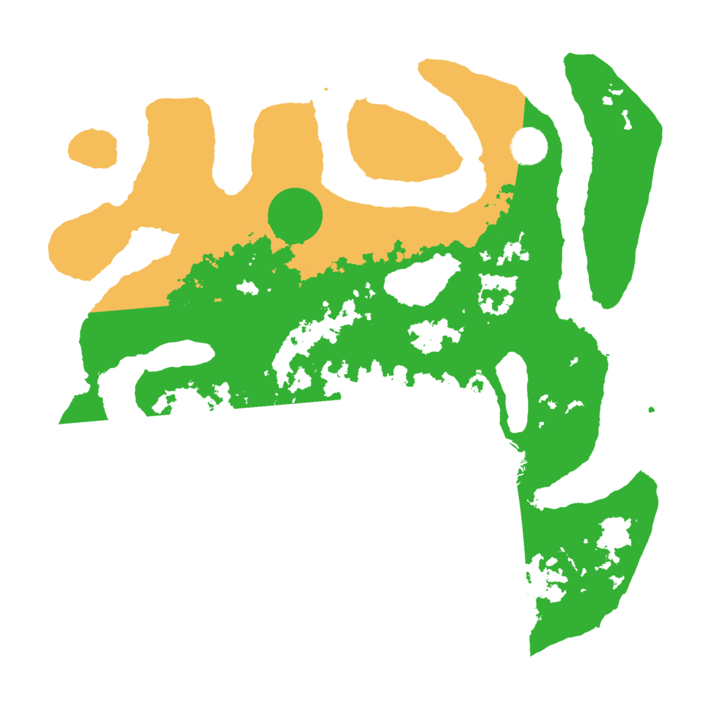 Biome Rust Map: Barren, Size: 3500, Seed: 1615036