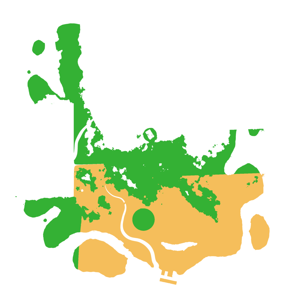 Biome Rust Map: Procedural Map, Size: 3500, Seed: 2326732