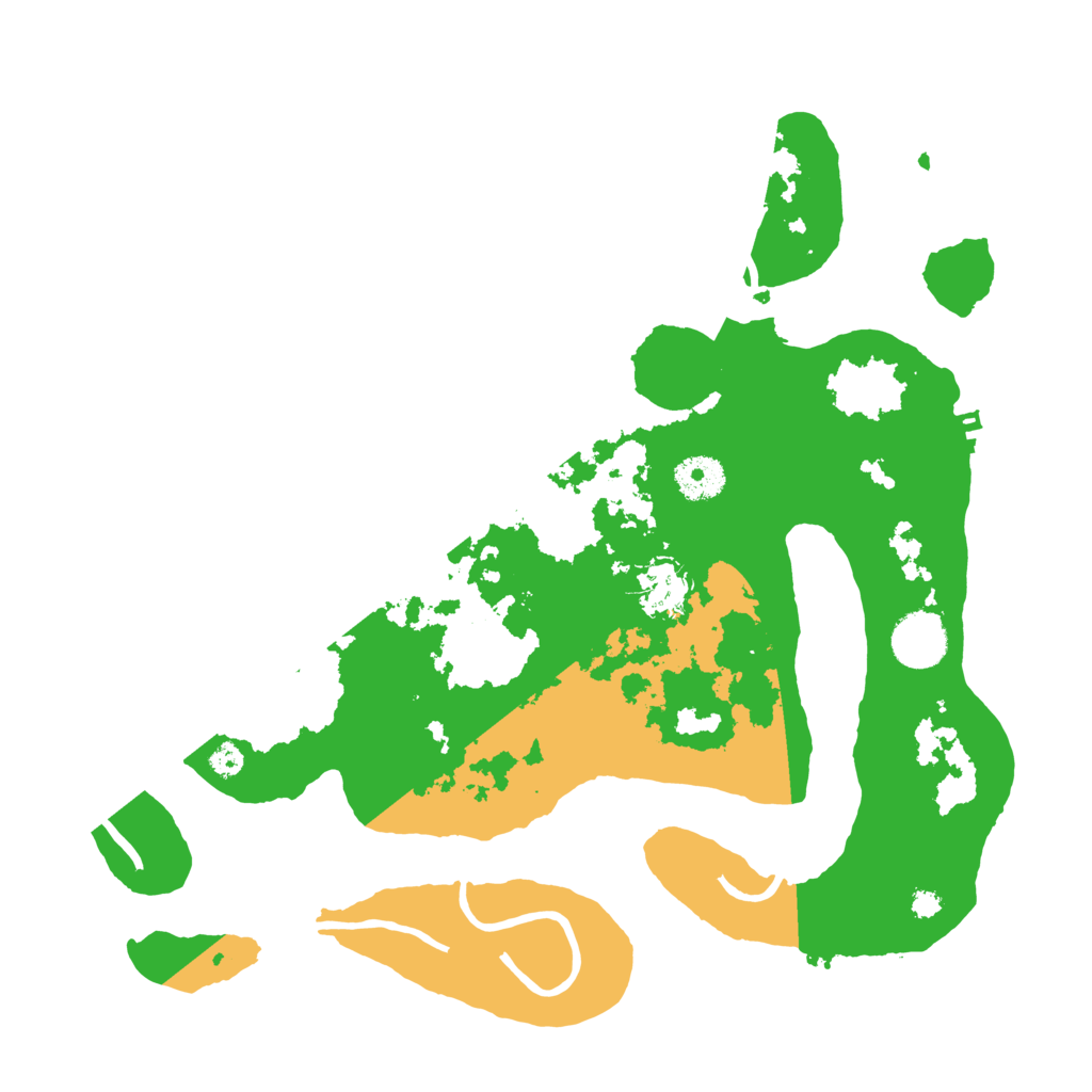 Biome Rust Map: Procedural Map, Size: 3500, Seed: 3344863