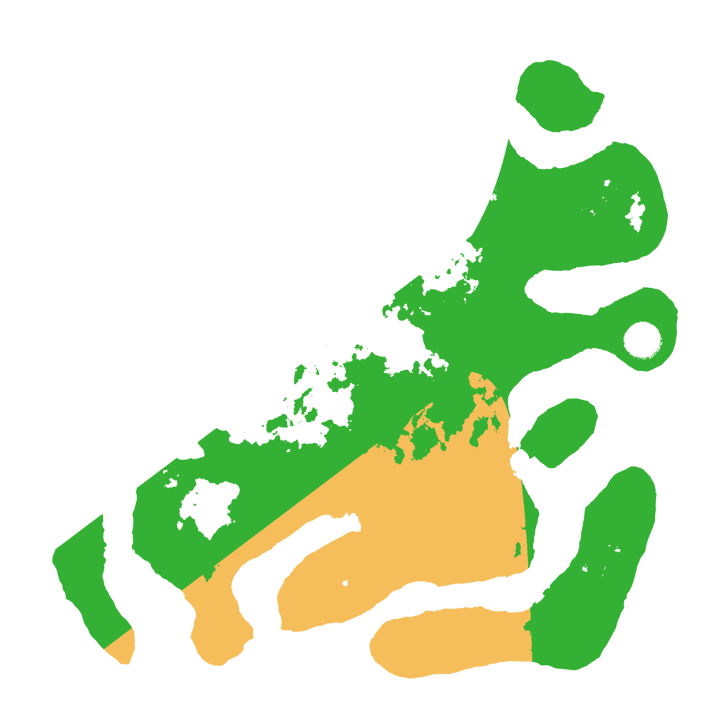 Biome Rust Map: Barren, Size: 3500, Seed: 4639953