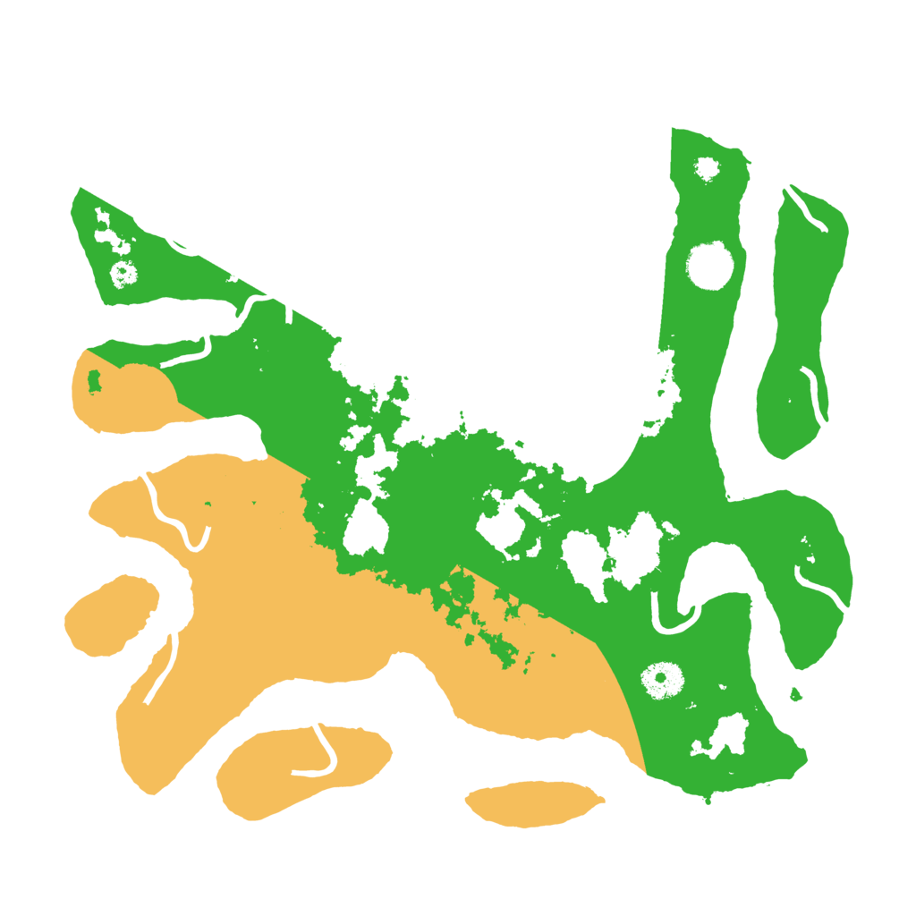 Biome Rust Map: Procedural Map, Size: 3500, Seed: 3954945