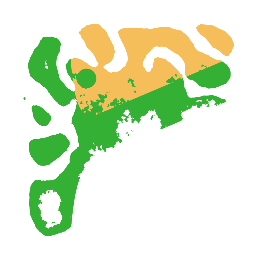 Biome Rust Map: Barren, Size: 3500, Seed: 4936482