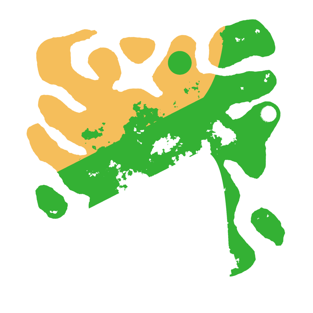 Biome Rust Map: Barren, Size: 3500, Seed: 2031688