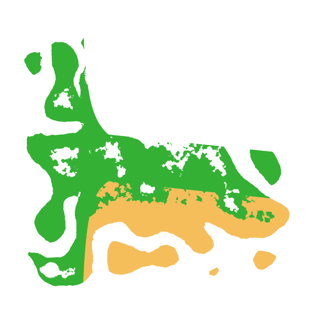 Biome Rust Map: Barren, Size: 3500, Seed: 4370854