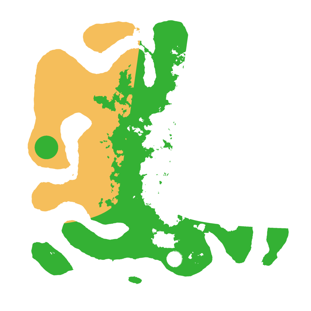 Biome Rust Map: Barren, Size: 3500, Seed: 4392242