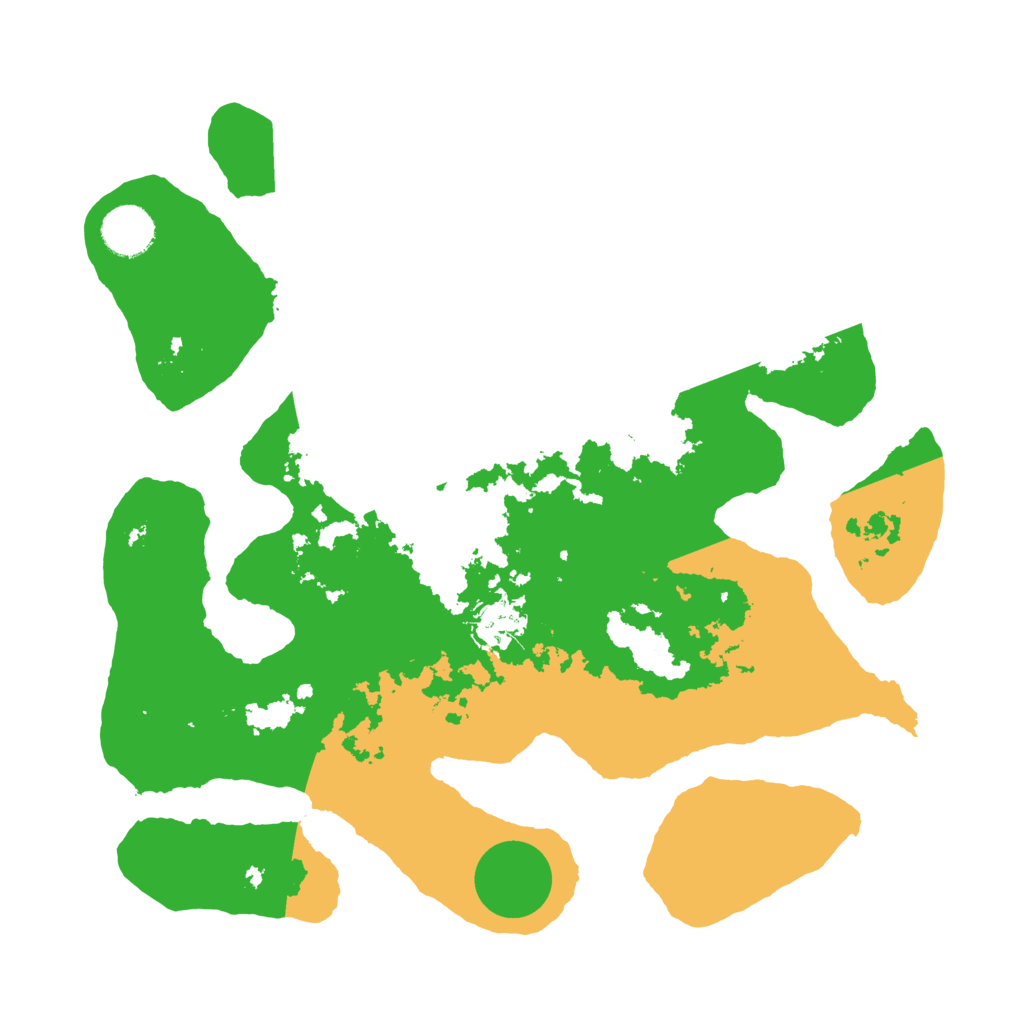 Biome Rust Map: Barren, Size: 3500, Seed: 5603113