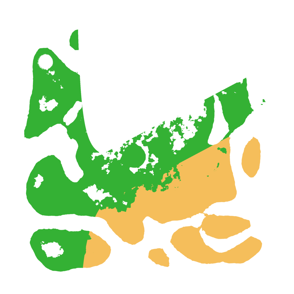 Biome Rust Map: Barren, Size: 3500, Seed: 317929