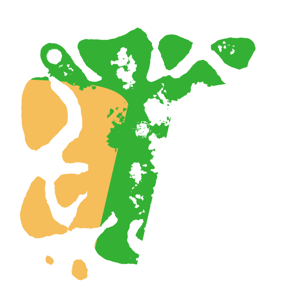 Biome Rust Map: Barren, Size: 3500, Seed: 5081685