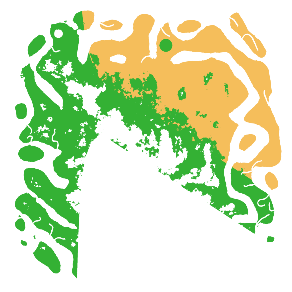 Biome Rust Map: Procedural Map, Size: 6000, Seed: 214748367